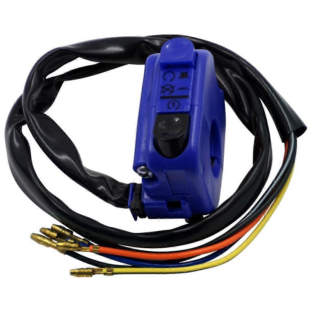  Universal 7/8" Motorcycle Handlebar Mount Headlight Start Stop On Off Button