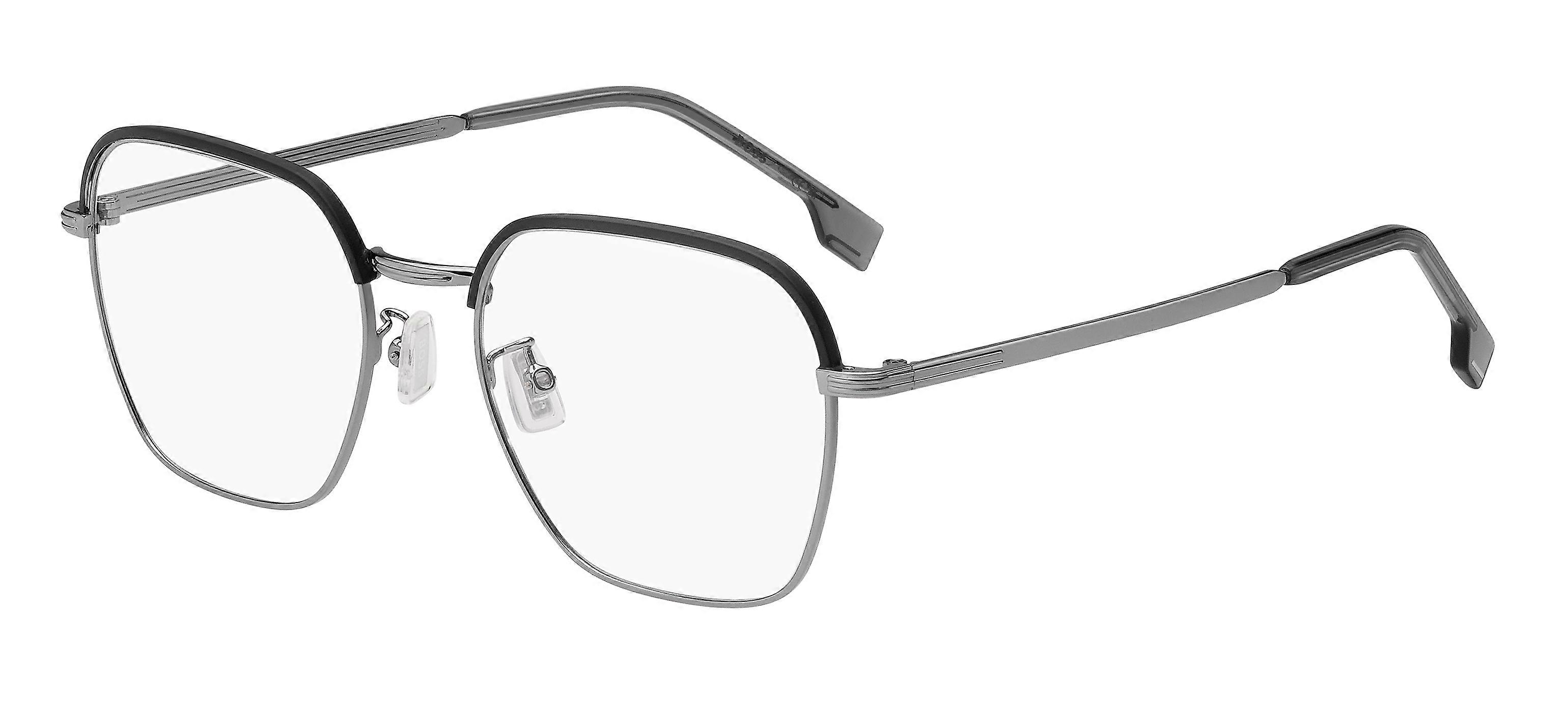 Eyewear Frames HUGO BOSS BOSS 1742/F TI7 MATTE BLACK RUTHENIUM 53/19/145 MAN