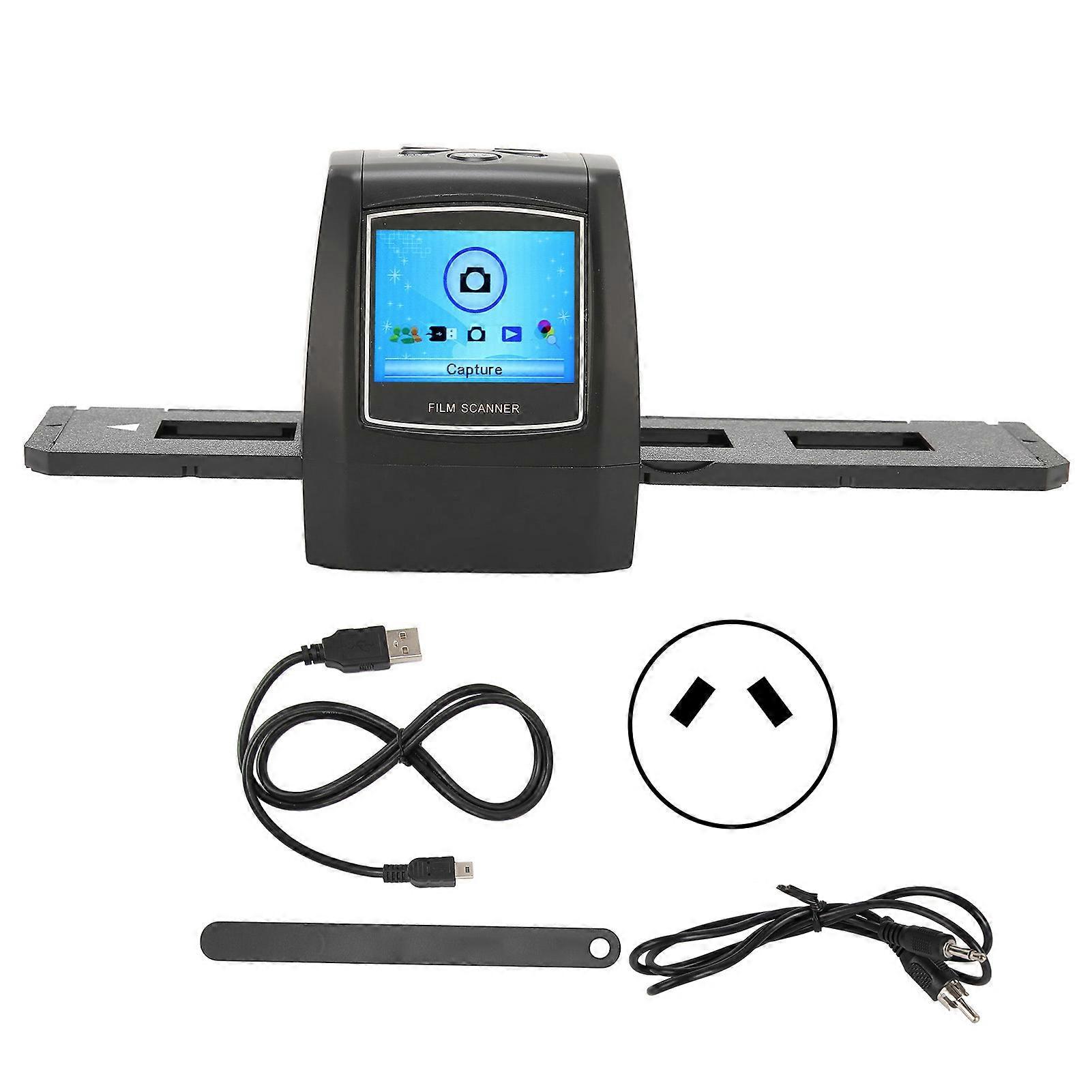 Portable Film Scanner with 2.4in LCD for 35mm 135mm Negatives and Slides AU Plug