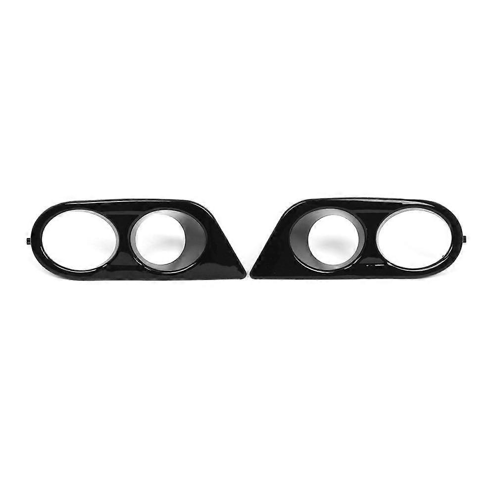 Front Lower Bumper Fog Lamp Frames Fog Light Covers Replacement for BMW E46 M3 20012006