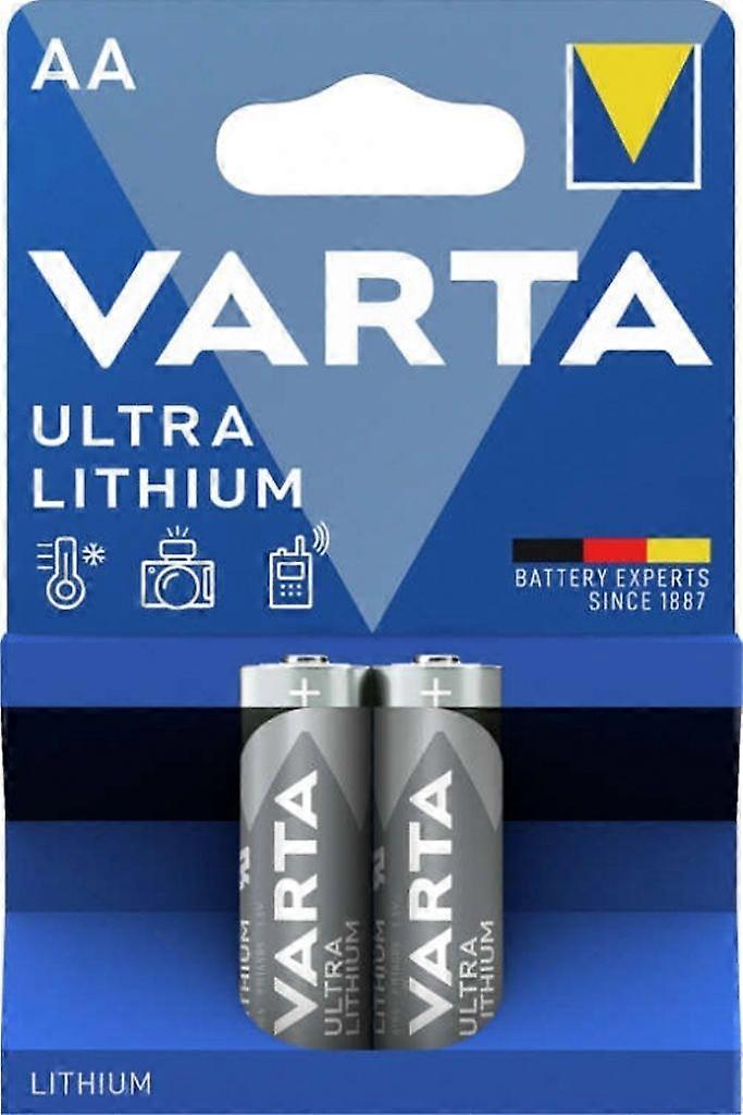 VARTA Ultra Lithium AA Batterie, 2er-Pack