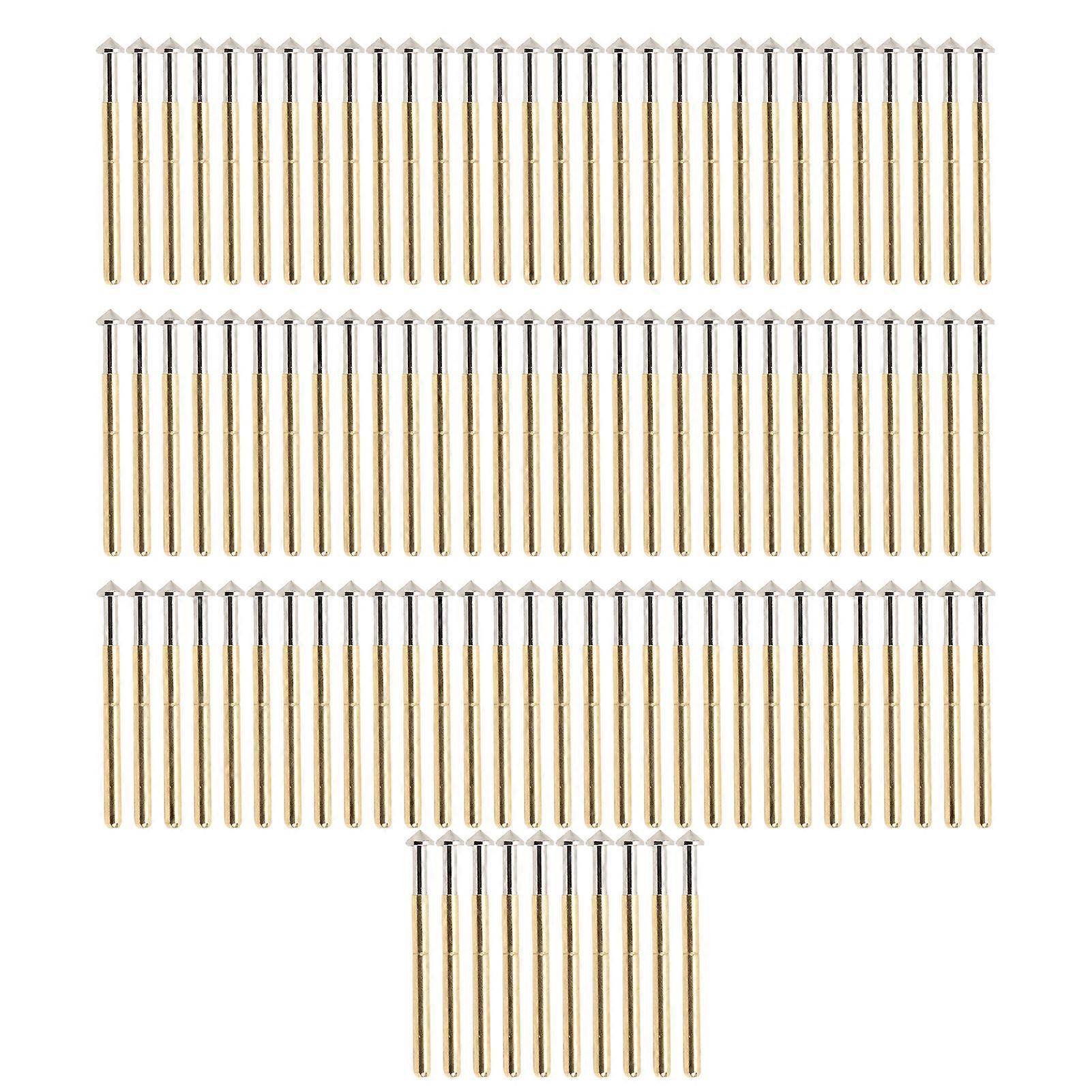 100 Pcs Probe Pins Tapered Head Type P156‑E Test Probe Pogo Pin Electronic Component Test Accessory