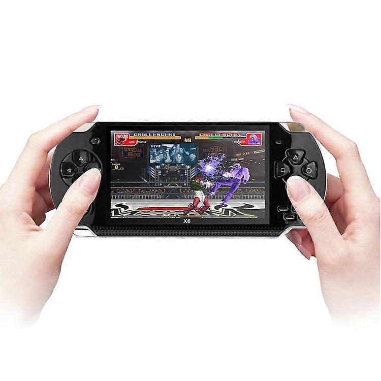X6 4.3インチスクリーンレトロポータブルゲームコンソール、3MPカメラ付き、内蔵10000ゲーム、電子書籍/録音/音楽再生/ビデオ再生をサポート