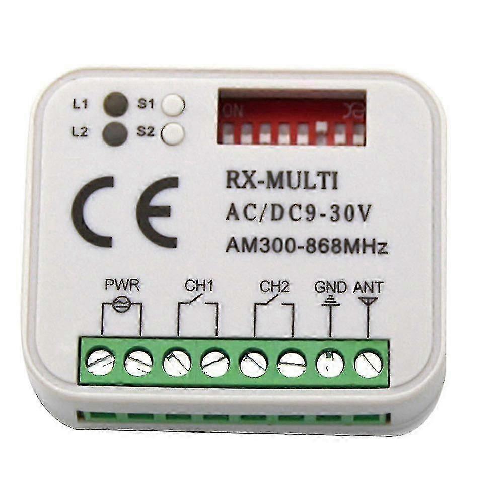 Récepteur Interrupteur Universel HiCOZZIE 300-868MHz 9-30V - Pour Porte Garage Et Portail
