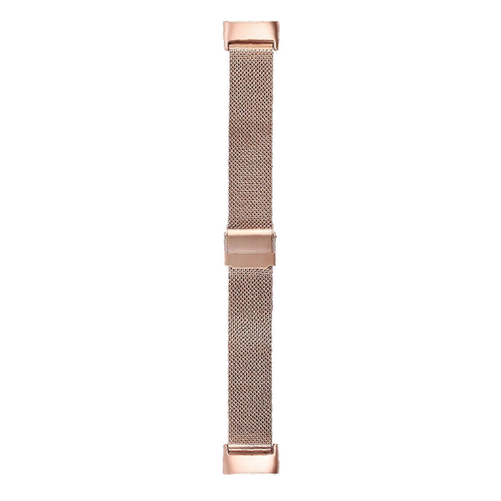 For Fitbit Charge 5 Milan Steel Double Buckles Strap Watch Band