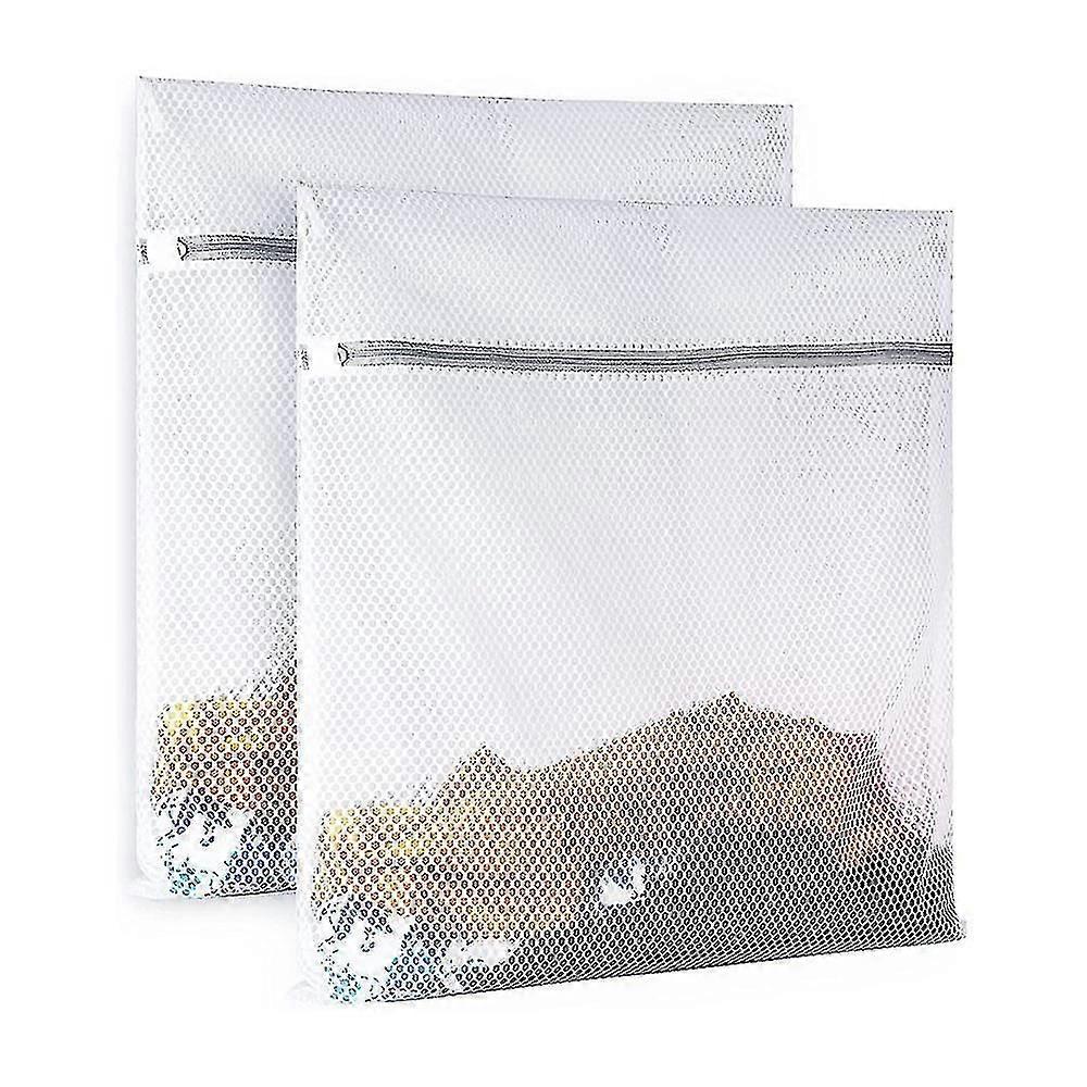 2kpl Mesh pyykkipussi Delicates Pyykkipussi Kestävä pyykinpesulaukku Kotitalous, lakana, täytetyt lelut, alusvaatteet Verkkopussit pyykille
