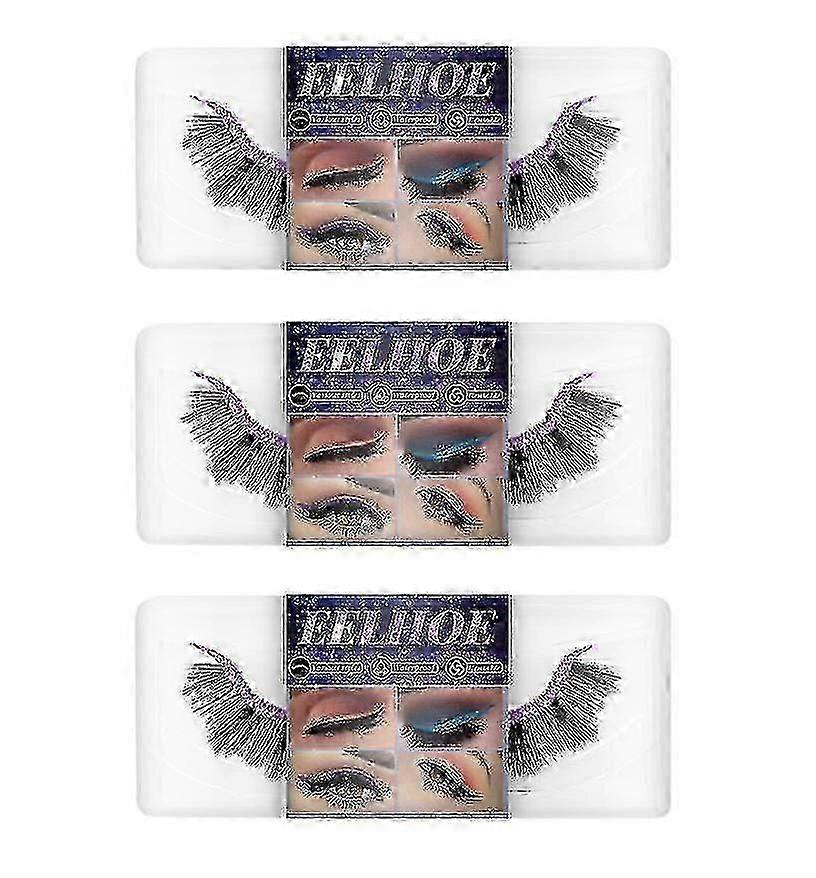 Eyelashes Eyeliner Self-adhesive False Eyelashes Soft Natural Curly Thick False Eyelashes Eyeline