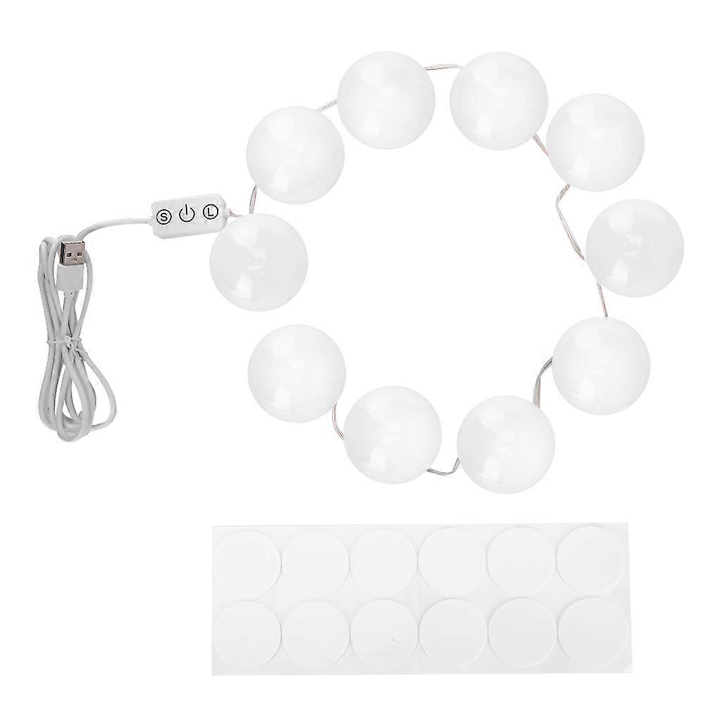 3 Light Colors Mirror Light Adjustable Brightness Dressing Table Makeup Light