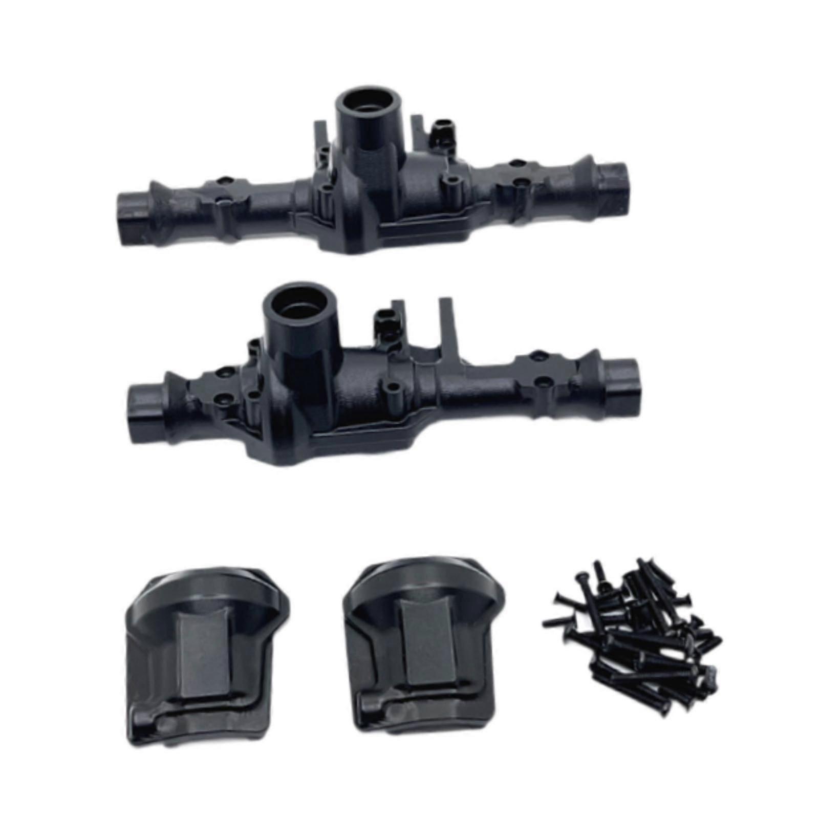 Front and Rear Axle Shell RC Model Vehicle Parts for R1002 R1001 1/10 Scale Red