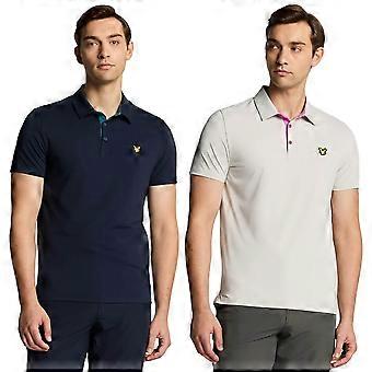 Lyle & Scott Herre Kontrastknaplukning Premium Sofistikeret Poloshirt