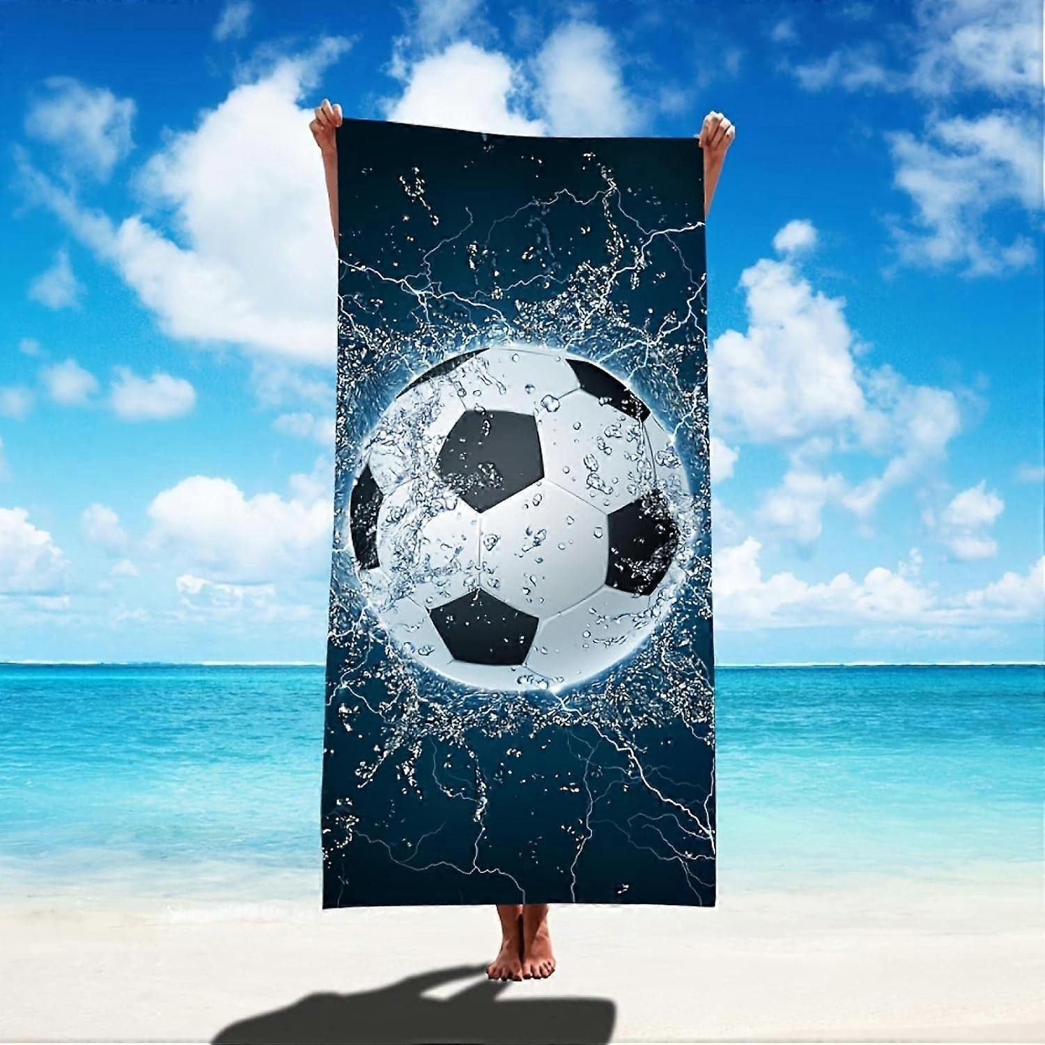 Beach Towel 90x180 cm - Soft Quick-Dry Material for Beach and Pool, Large Size, Vibrant Colors