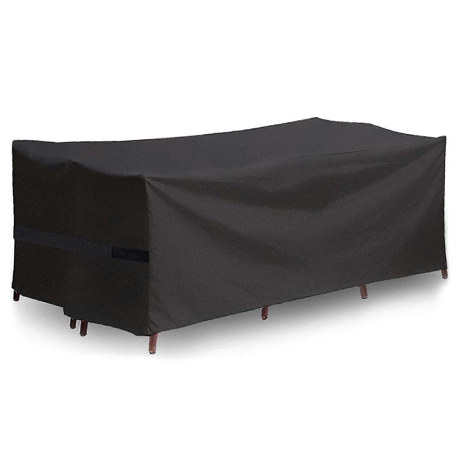 Copertura per mobili da giardino, copertura di protezione per mobili impermeabile anti-uv copertura per mobili da giardino, copertura rettangolare per tavolo da giardino (170 * 94 * 70 cm)