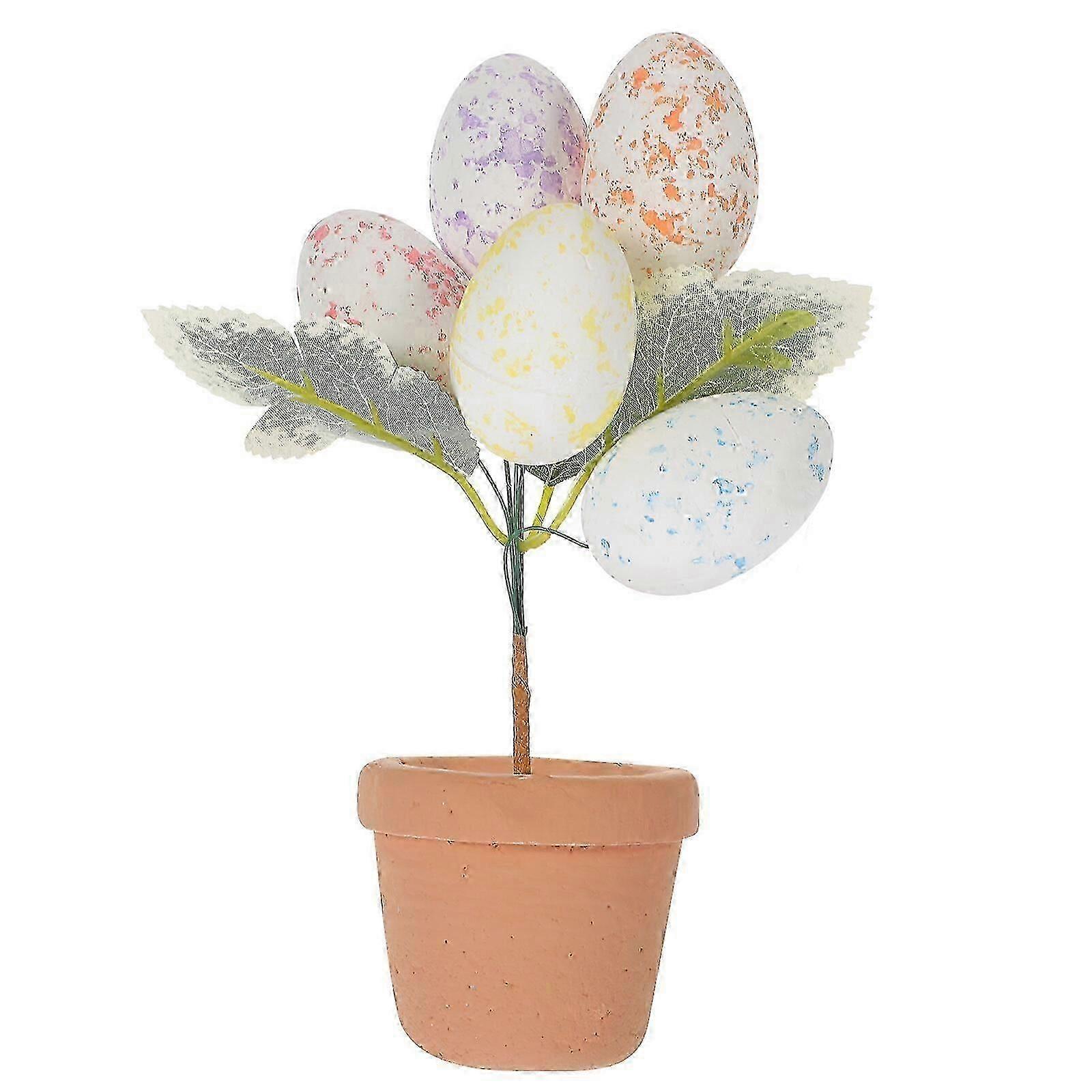 Easter Egg Bonsai Decoration Easter Egg Decoration Easter Desktop Decoration