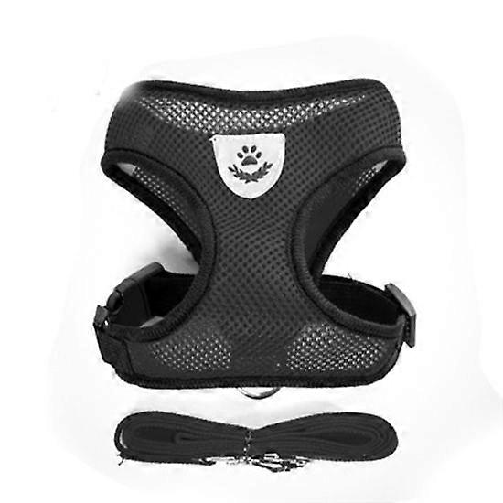 S-XL Pet Leash Cat and Dog Rope Vest Type Mesh Breathable Pet Harness