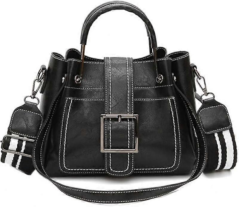 Women's Retro Brushed Leather Large Capacity Shoulder Bag
