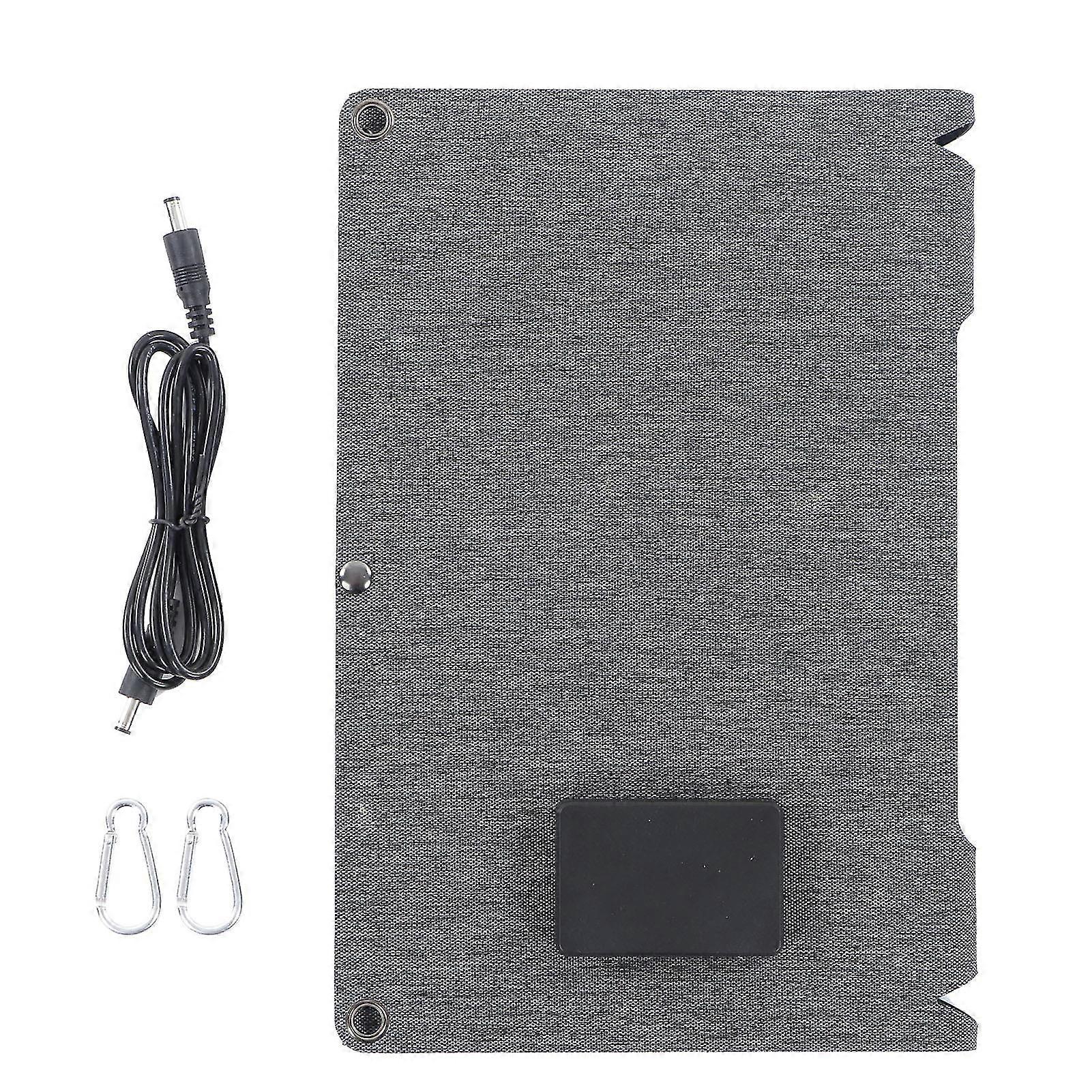 36W Portable Solar Panel Kit Folding Solar Charger with 2 USB Outputs for Camera Phones Laptops