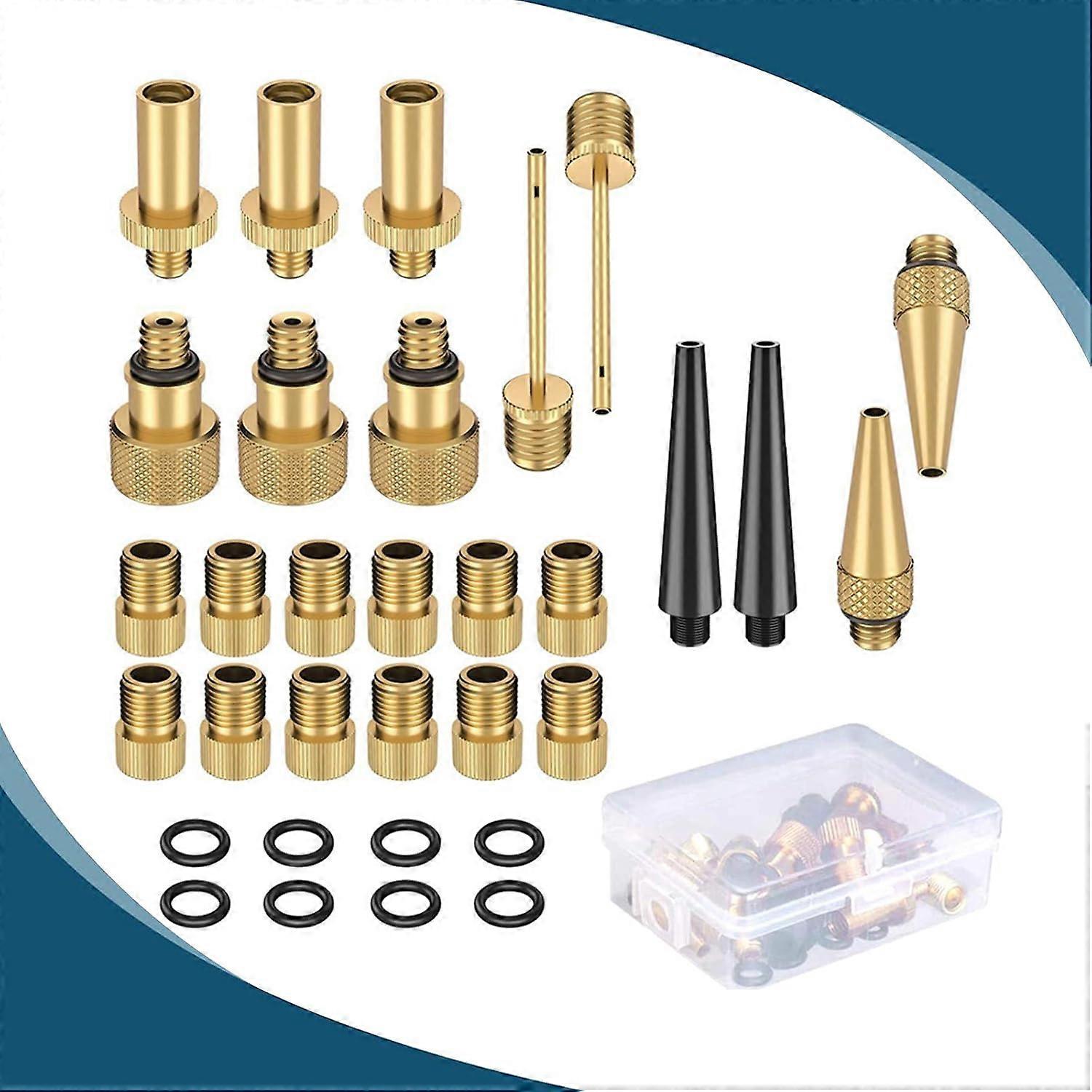 Inflation Essentials, Adapters Kit Offers A Complete Solution For Bicycle Pumps And More, Universal Design Ensures Compatibility With Standard Pump