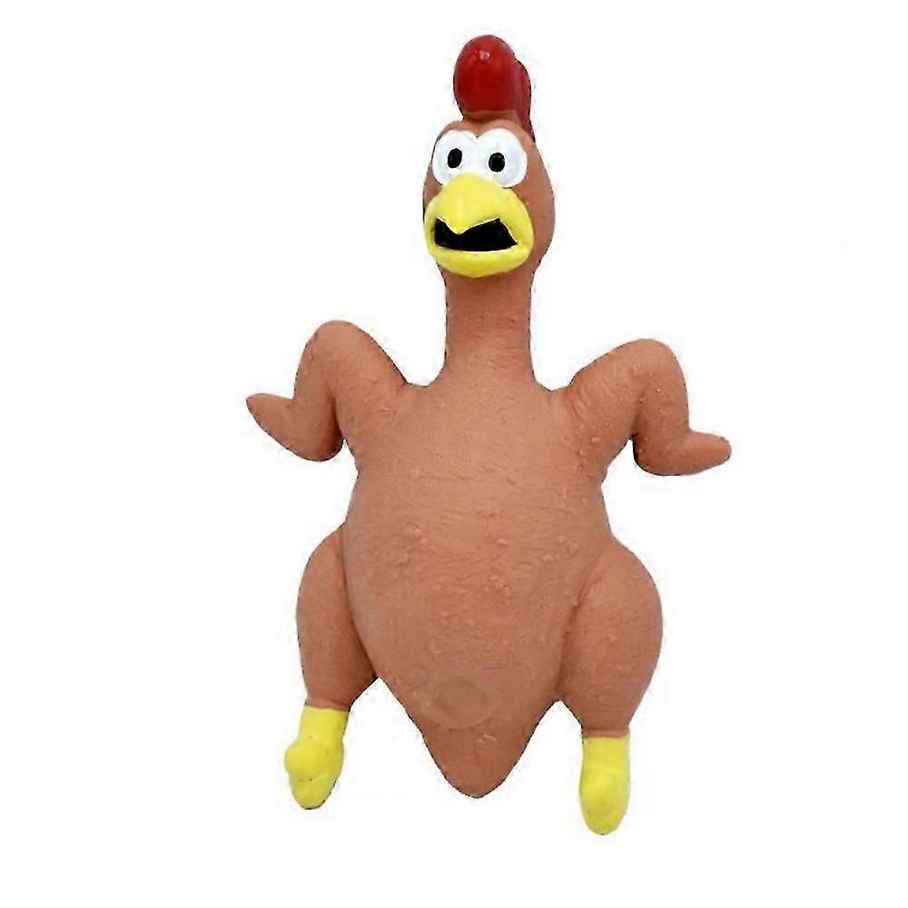 Interactive Turkey Latex Squeaky Chew Toy for Medium & Large Dogs