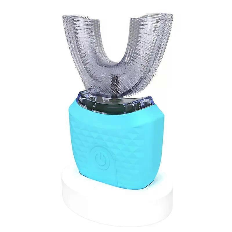 U-Shaped Electric Toothbrush Teeth Whitening Dental Device 360 Degree Ultrasonic Silicone Automatic Electric Toothbrush