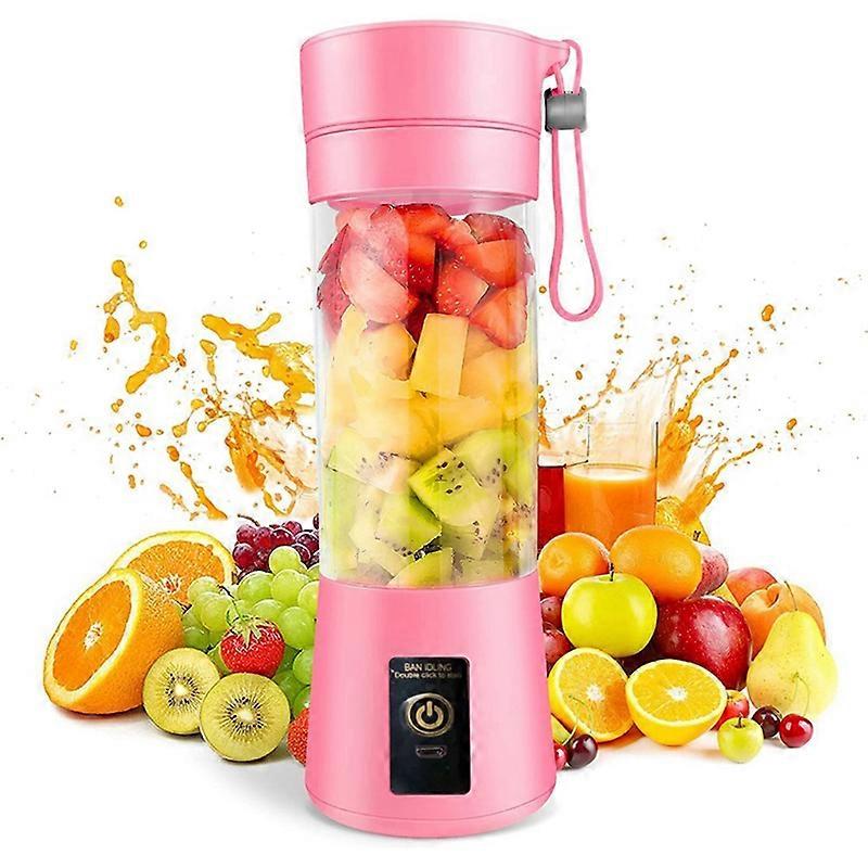 Portable Blender Mini Blender for Shakes and Smoothies Rechargeable USB 380Ml Traveling Fruit Juicer