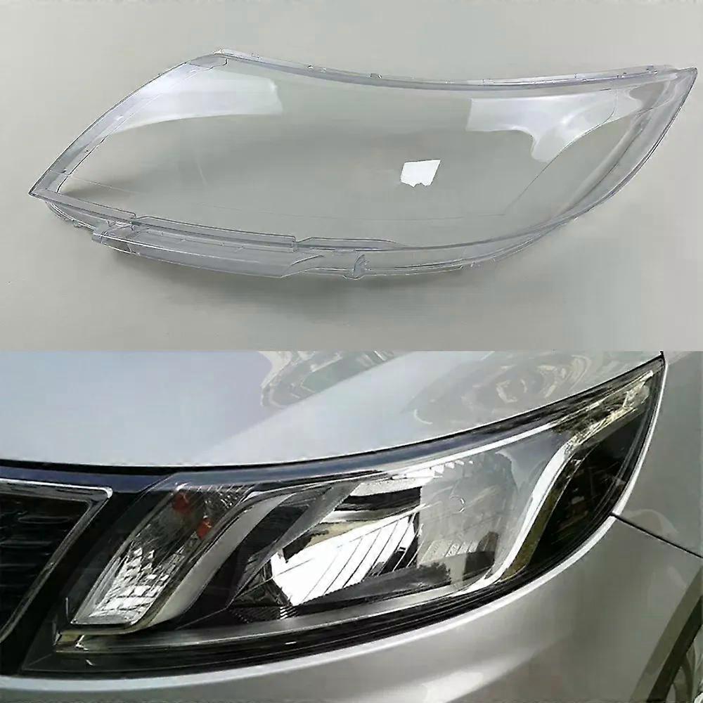 For Kia K2 2009 2010 2011 2012 Headlight Cover Transparent Headlamp Shell Lamp Shade Lens Replace Original Lampshade Plexiglass