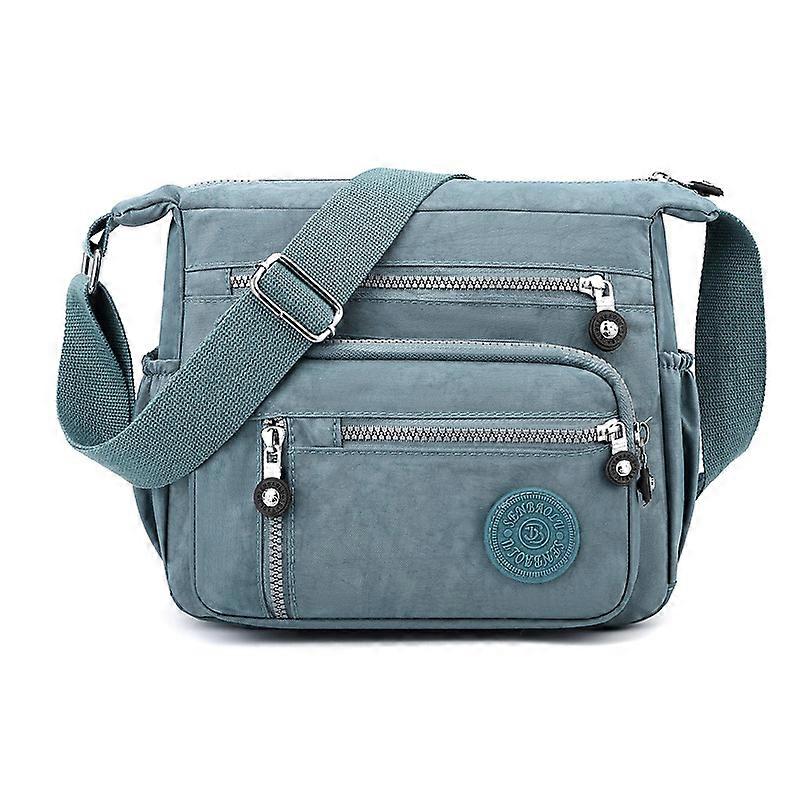Ležérní dámské taška pevná barva nylon velká kapacita Módní messenger bag tištěná
