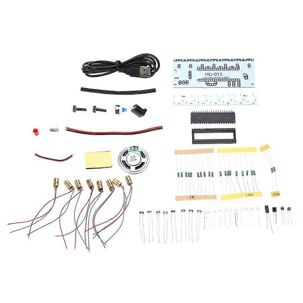 DIY Kit 51SCM Laser Harp Kit String DIY Keyboards Kit Electronic Part DIY Kit