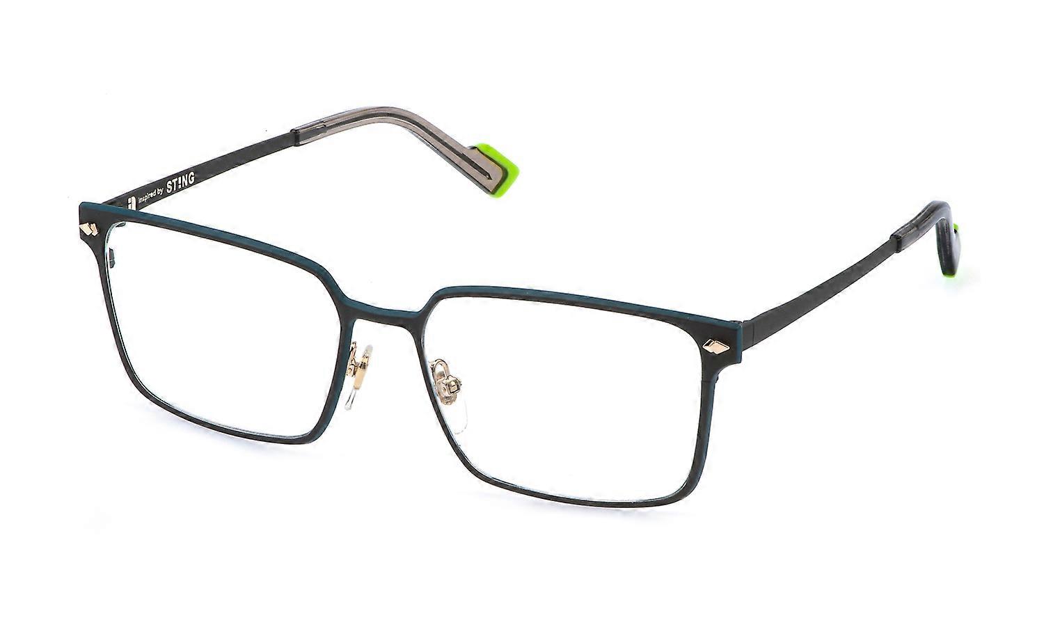 Eyewear Frames Sting VST553 08GP Green KAKI OPACO 56/16/145 MAN