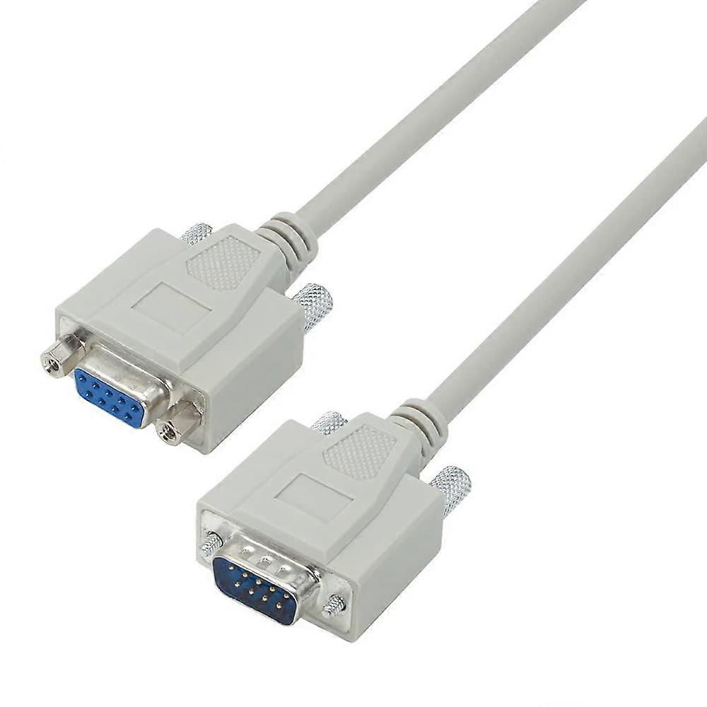10 Pack Gold Plated Serial DB9 Cable for Data Communication 1ft