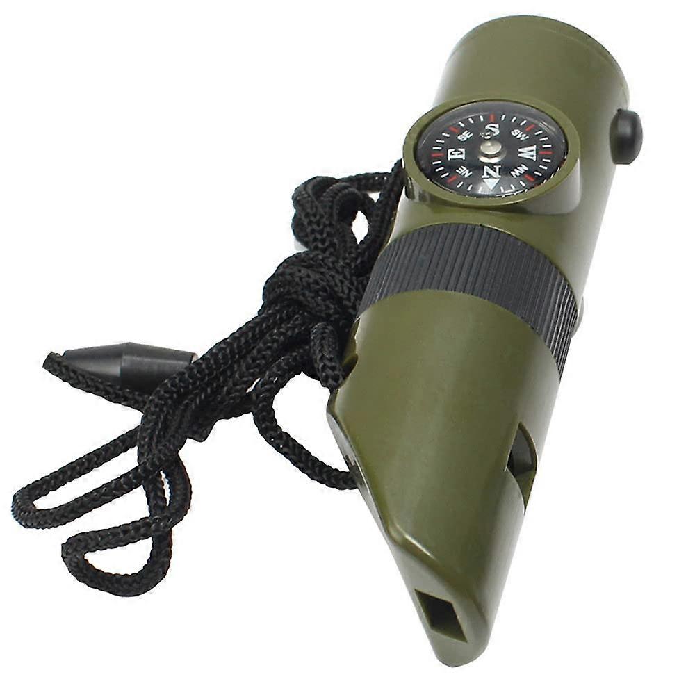 LifeSaving Whistle with LED Lights, Waterproof Multi-Function Survival Whistle for Camping and Outdoor Activities