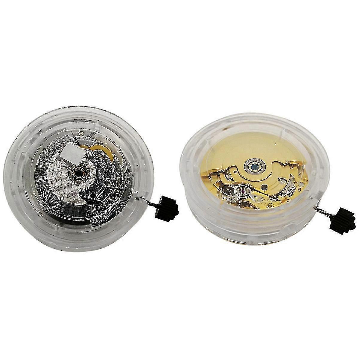 2pcs Eta 2824 Movement Replacement Mechanical Automatic Movement Display Watch Rep Tool Sil