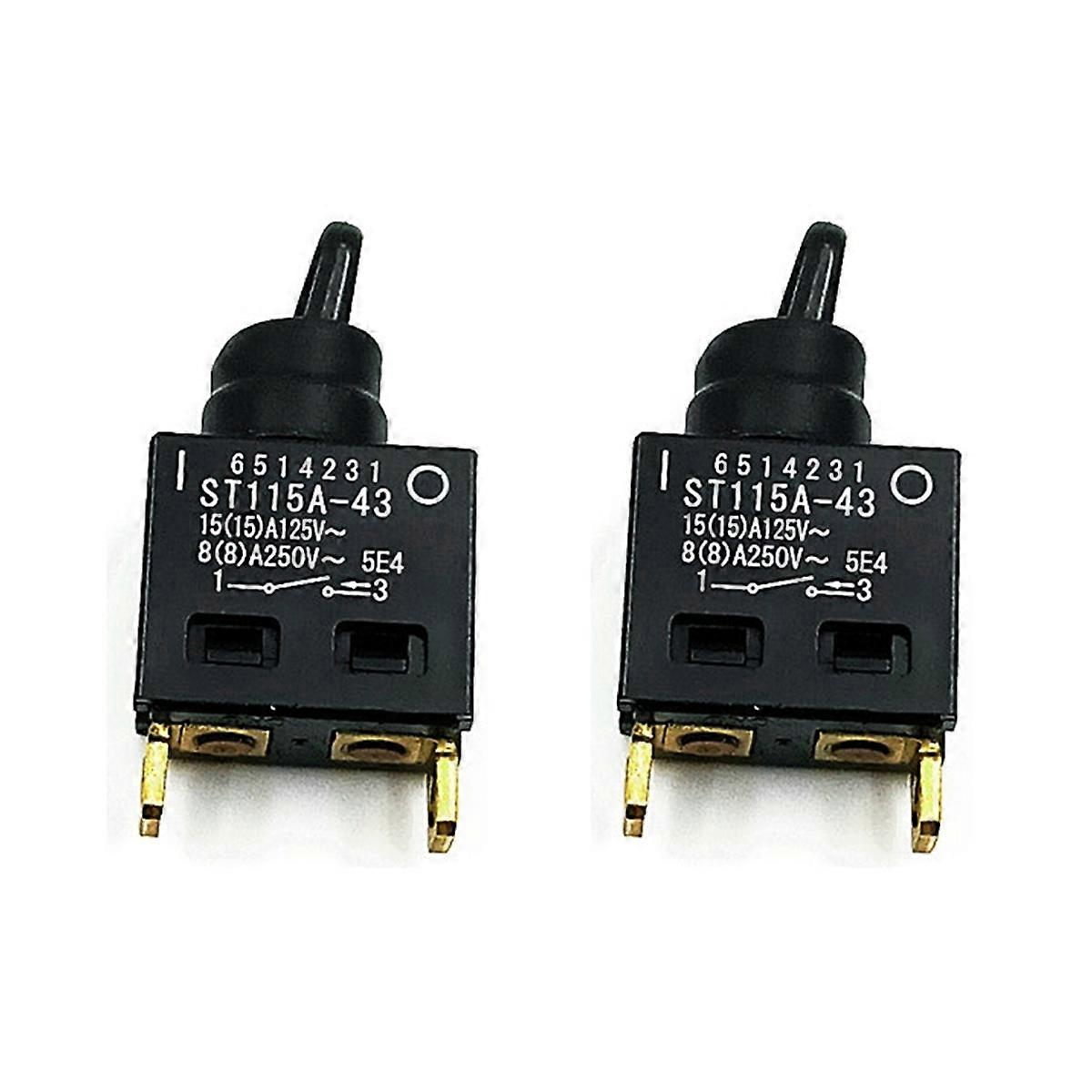 2 τεμάχια διακόπτης γωνιακού τροχού για Makita 9523NB 651403-7 651433-8