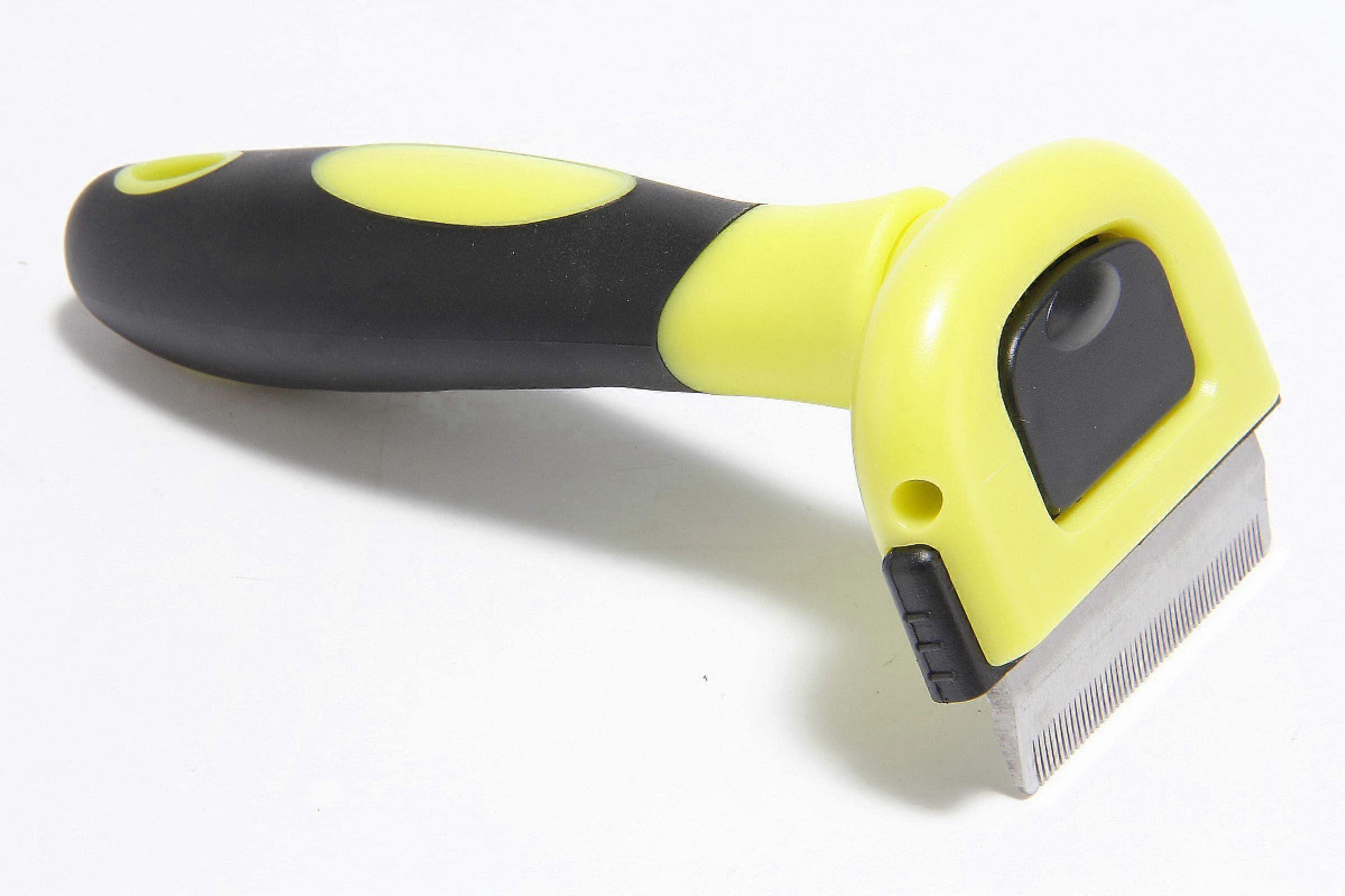 Pet Comb Detachable Pet Brush - 3 Specifications, Yellow Color, Ideal for Cats and Dogs, Durable Material