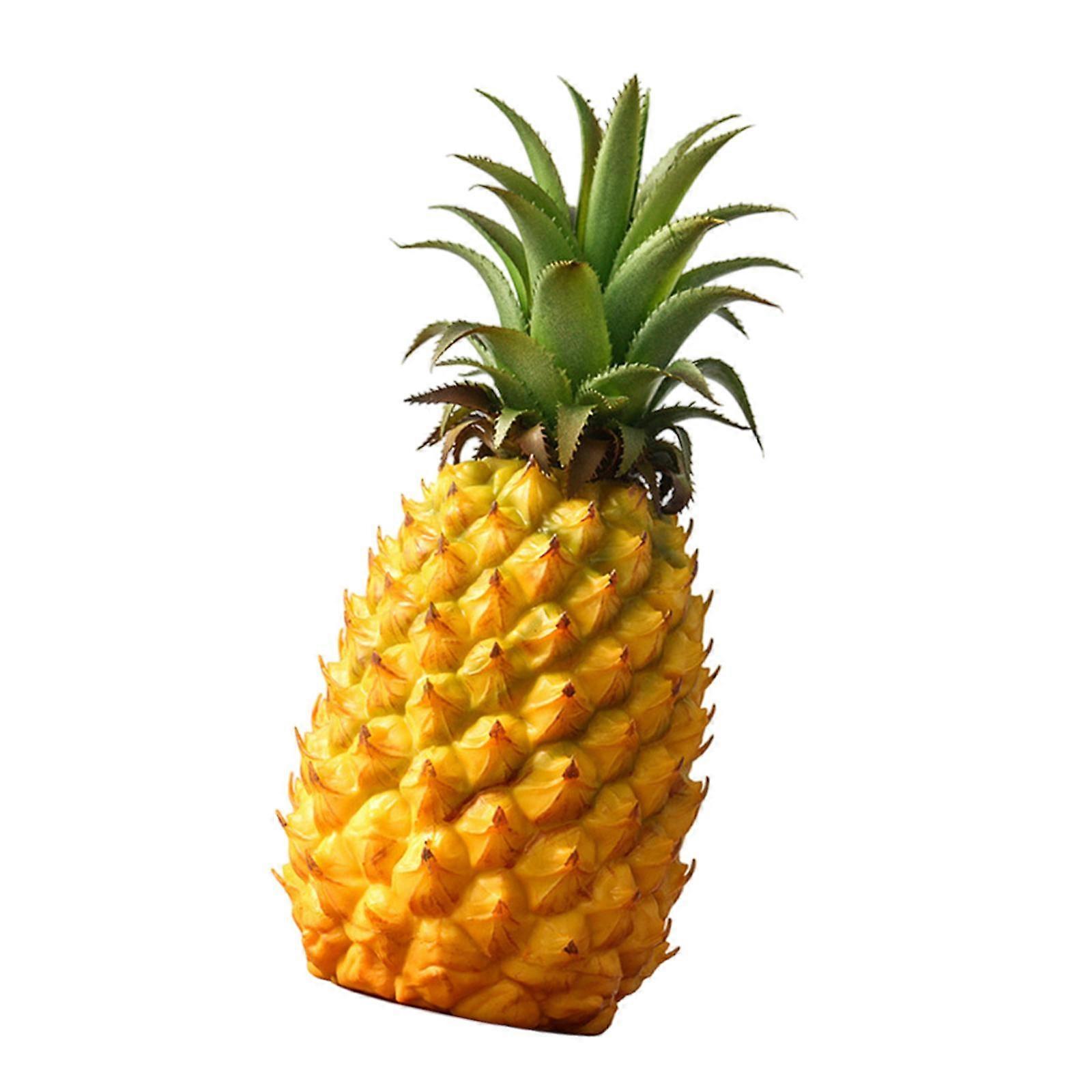 Artificial Pineapple Figurine Fruit Decoration Prop Decor Lifelike Fruit Model