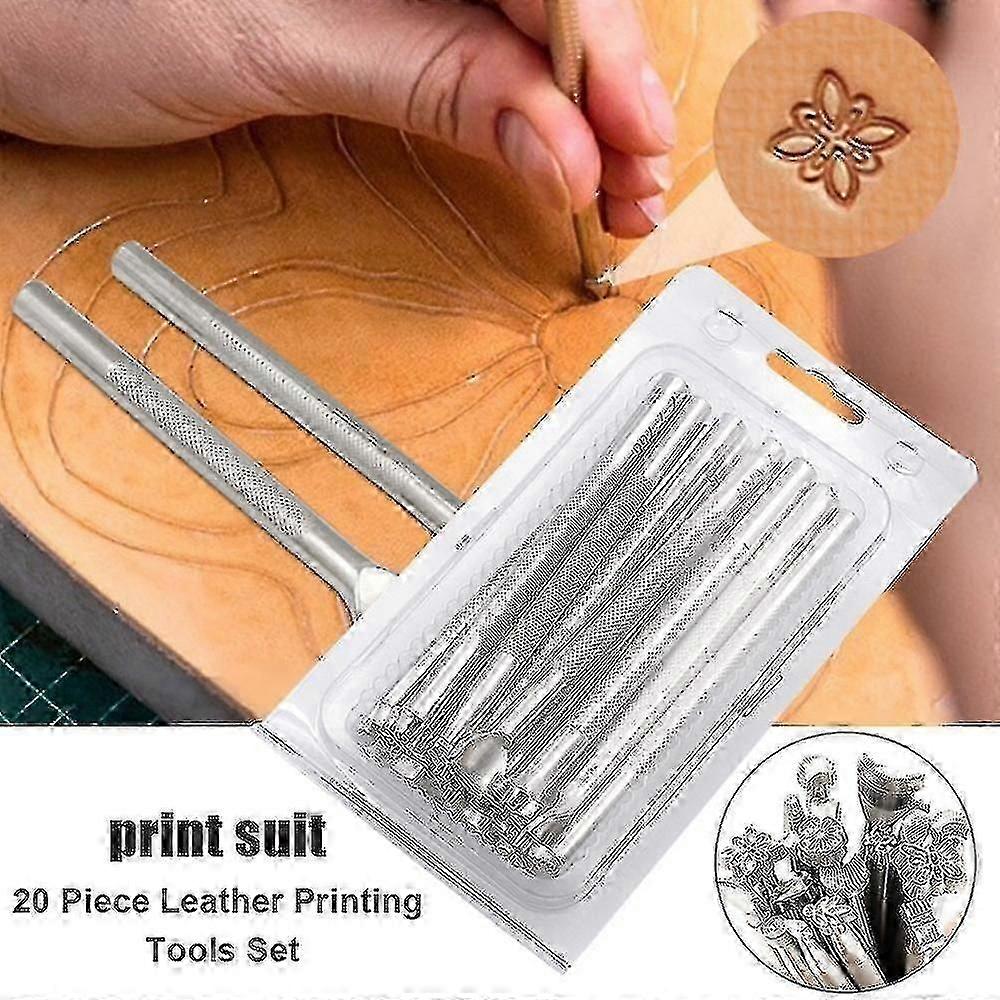 Leather Stamping Tools Set Different Shape Pressing Punch Set Leather Craft Tool