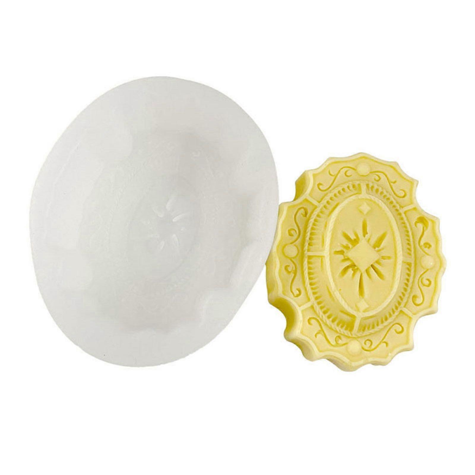 Vintage Embossed Pattern Silicone Mold Chocolate Cupcake Baking Tool Kitchen