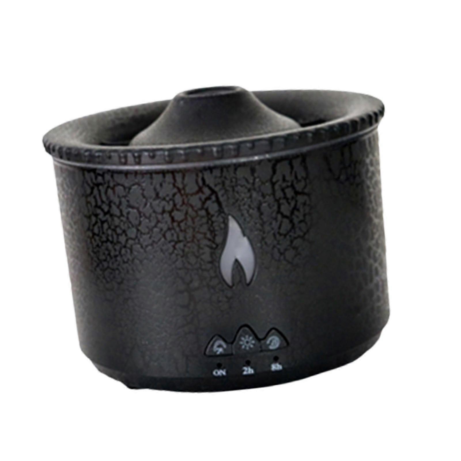 Flame Air Humidifier Essential Oil Flame Diffuser with Flame Lamp Two Spray