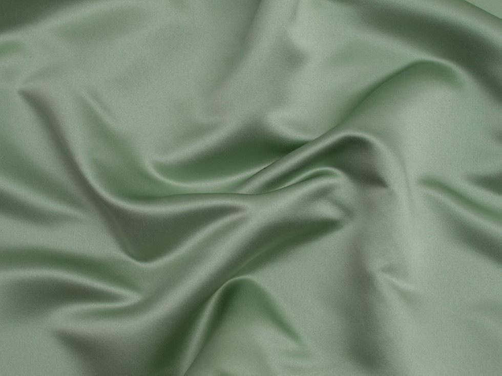Minerva Classique Duchess Satin Fabric Sage Green - per metre PO