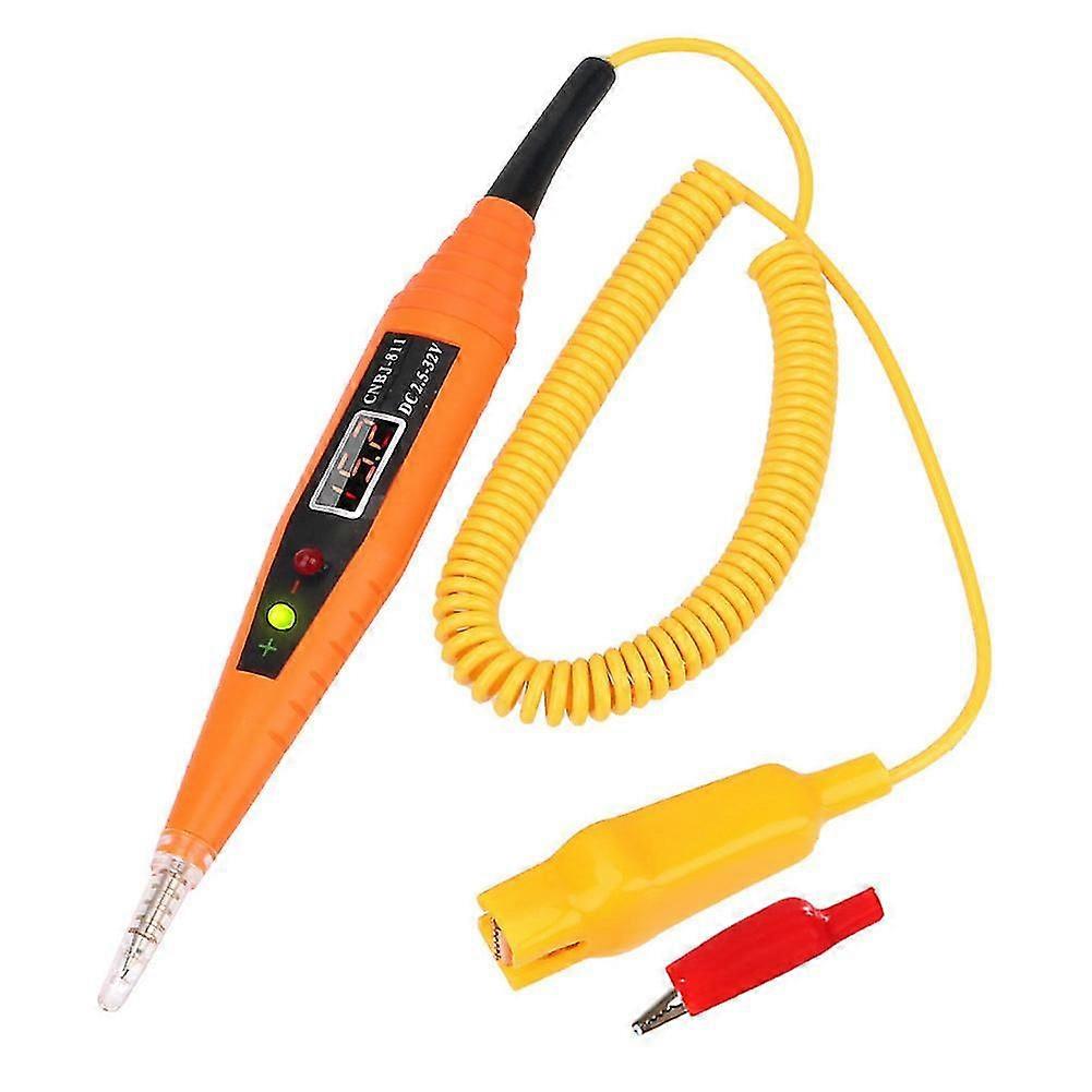 High 2.5-32v Electric Digital Display Car Fuse Circuit Probe Er Volta Pen Digital Displayfor Car