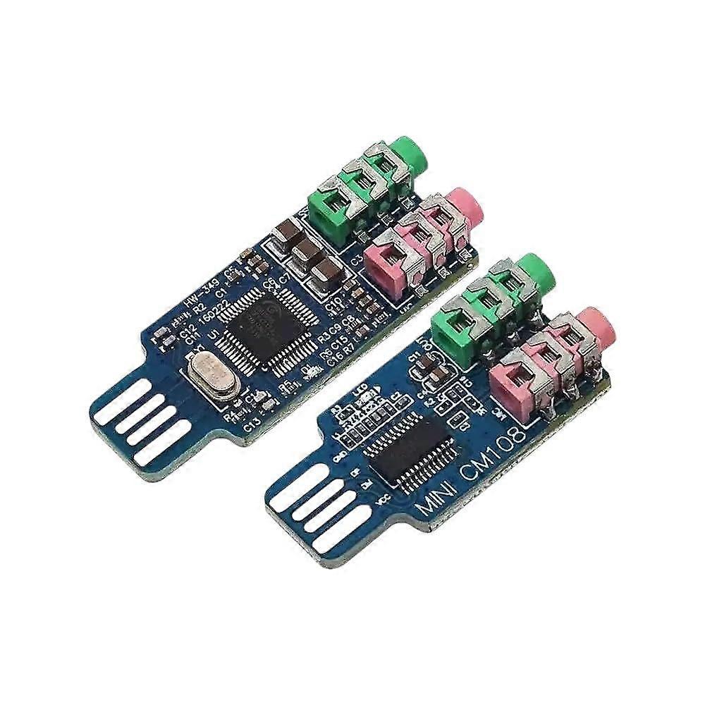Driveless USB Sound Card Computer External Module Laptop CM108 Chip for Arrival