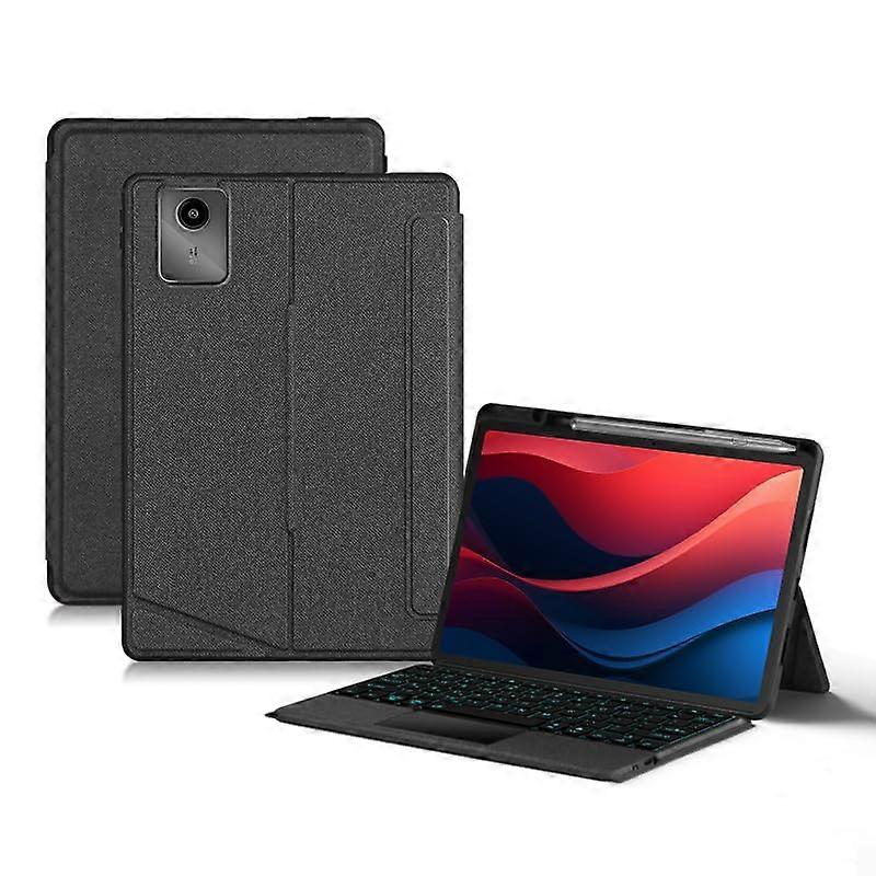 Keyboard Case Compatible with Lenovo Tab M11 11 inch,Magnetic Detachable Backlit Keyboard with Trackpad, Case with Adjustable Landscape/Portrait Stand