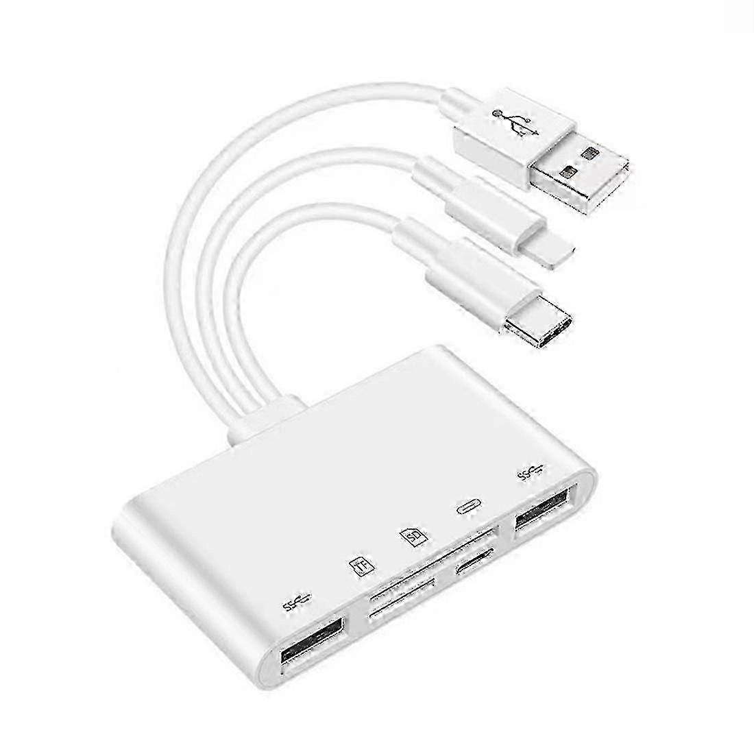 Otg Usb Camera Multimemory Adapter For -sd Tf Card Reader Kit For Ipad For 13 Converter