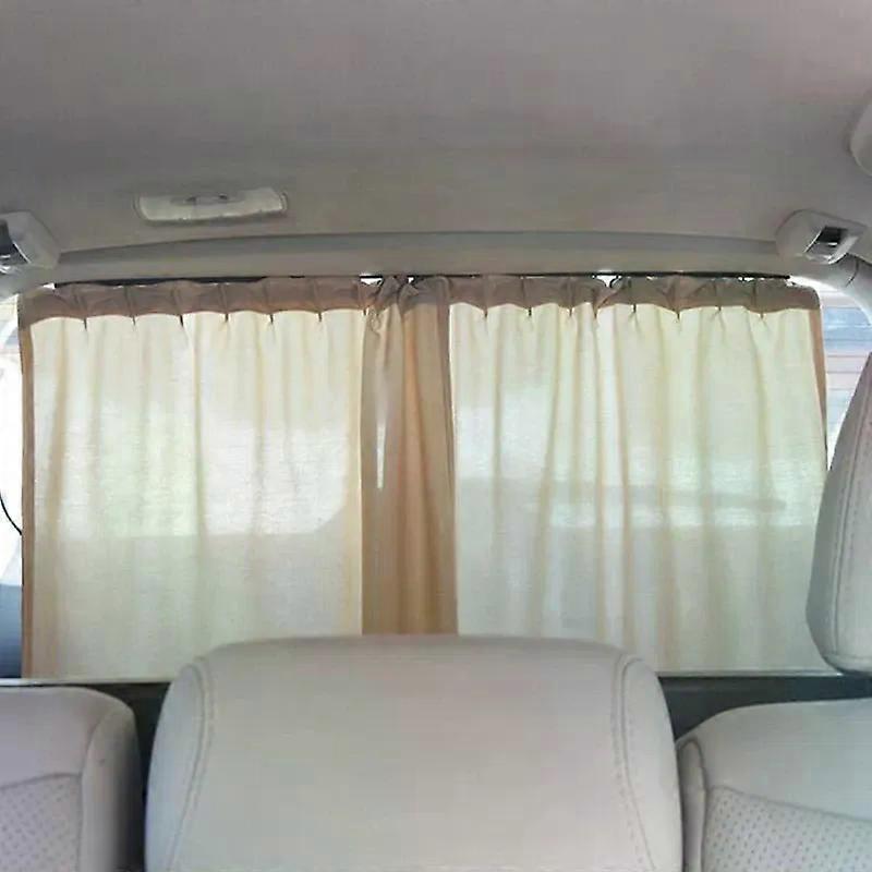 Universal Shrinkable Car Rear Windshield Side Window Sun Visor Blinds Curtain Automotive Sun Shade Anti UV Curtains Car Covers