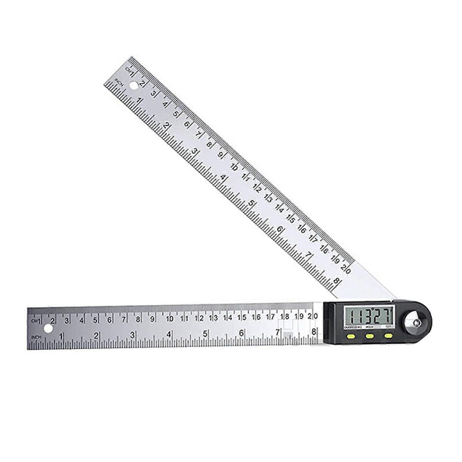 高品質の新しい200mmプラスチックアングル定規(ブリスターパック)DC34電子