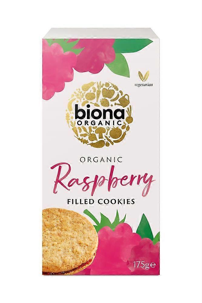 Biona Organic Raspberry Filled Cookies 175g