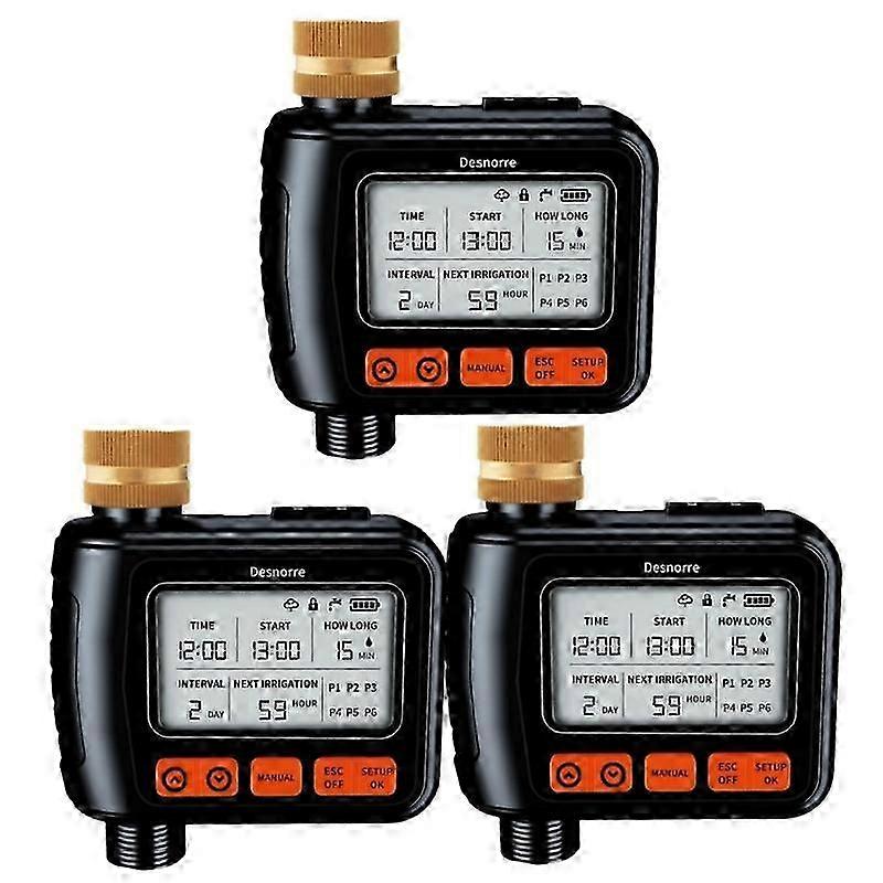 Garden Watering Timer LED Large Screen Display Programmable Watering Irrigation Timer Save Water Water Hose Timer for Household 26s