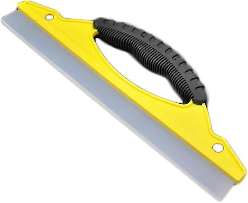 Yellow Car Glass Scraper Blades and Squeegee for Vehicle Windshield and Window Cleaning