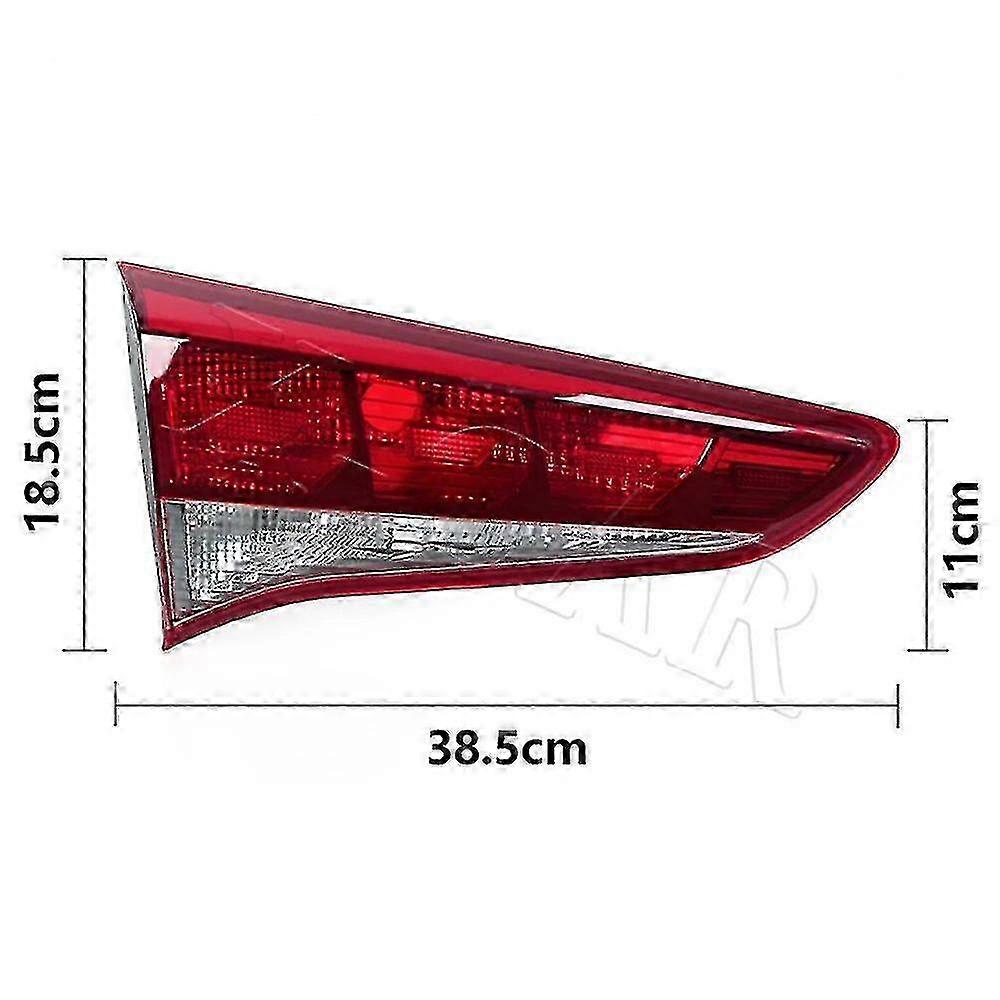Rear Inner Outer Tail Light LED Suitable for Hyundai Tucson 2015-2018 Brake Tail Lamp, Tail Light Compatible with 92403-D3010 92401-D3100 92