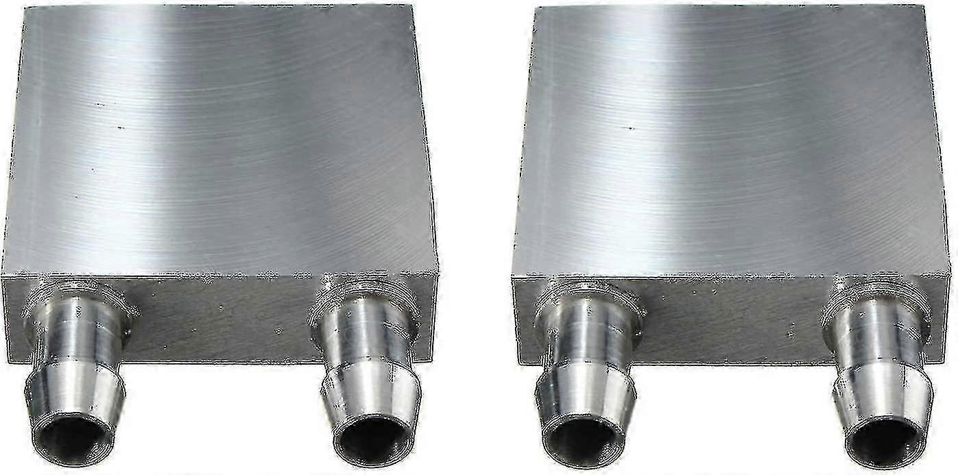 40x40mm Aluminium Wasserblock für CPU Flüssigkeitskühler (2er Pack)