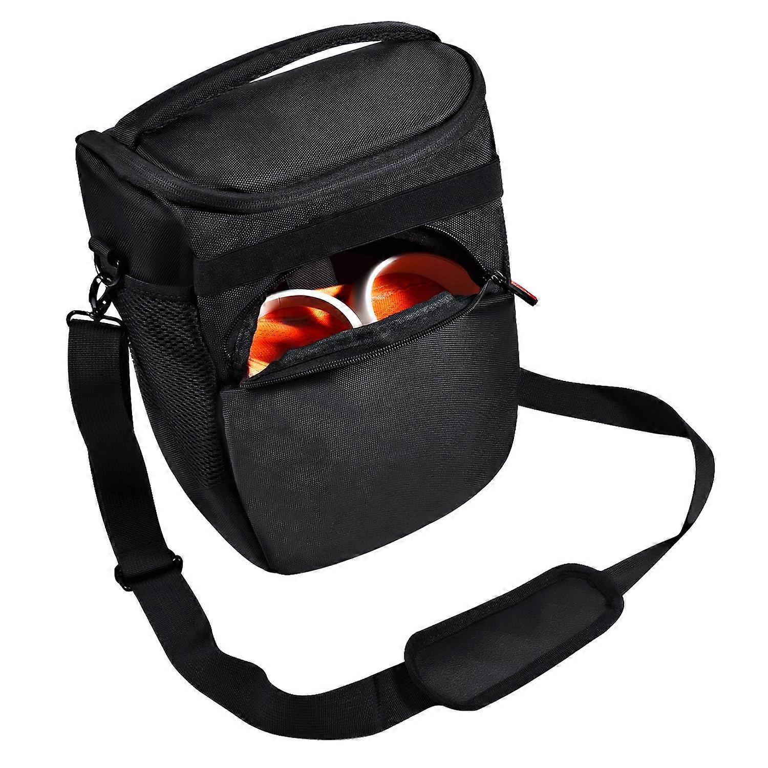 STARTRC GAMES Handheld Game Console Carrying Bag PU Leather Crossbody Travel Bag - Black